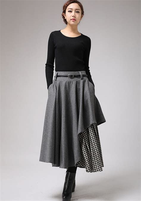 wool skirts for winter uk.